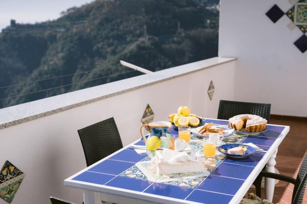 Terrazza Belvedere A Pontone - Amalfi Coast Bagian luar foto