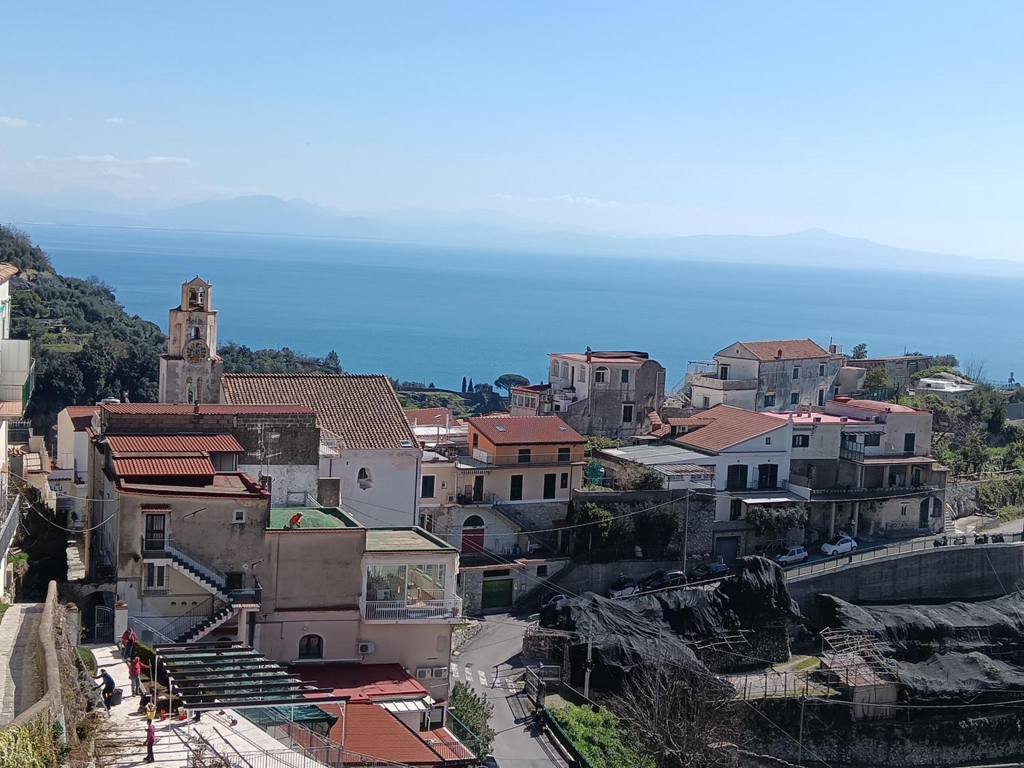 Terrazza Belvedere A Pontone - Amalfi Coast Bagian luar foto
