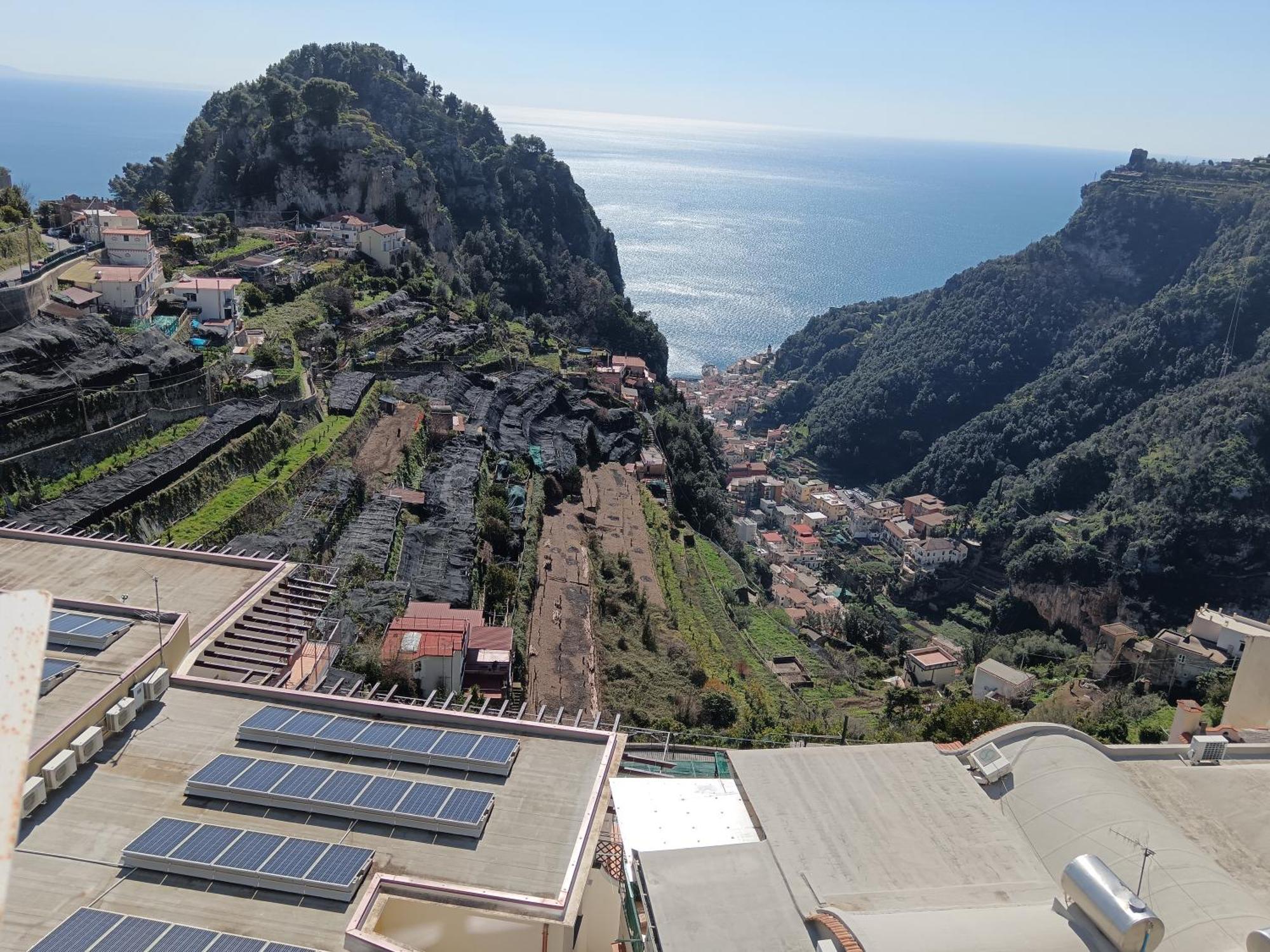 Terrazza Belvedere A Pontone - Amalfi Coast Bagian luar foto